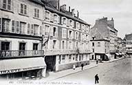 163. CHERBOURG. - Le Café et l'Hôtel de l'Amirauté.- Carte postale, - LL. (AD Manche. Série FI).