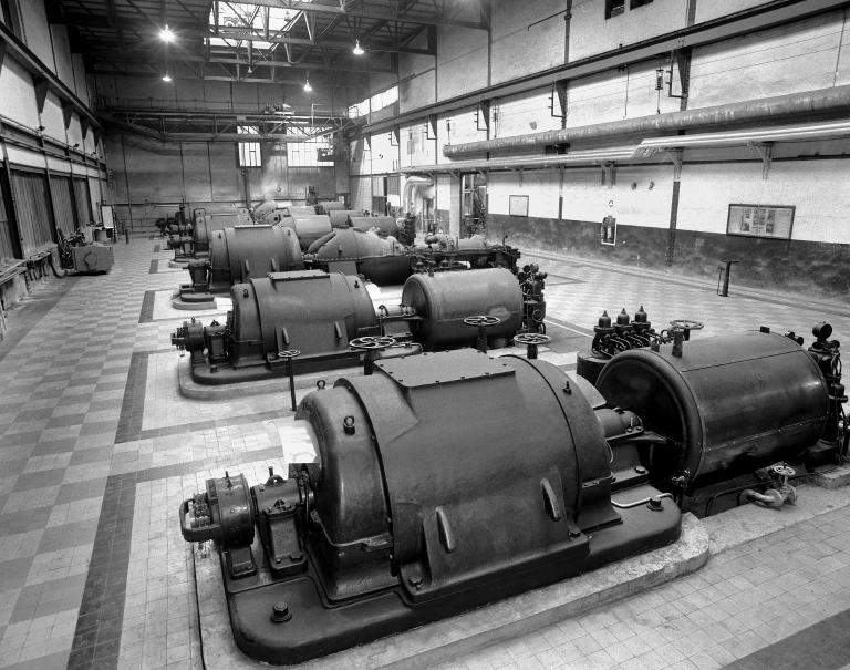 ensemble de six turboalternateurs