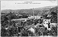 La Normandie. 17. - Environs de Pont-d'Ouilly. Usine de Saint-Christophe.- Carte postale, s.d., début 20e siècle.