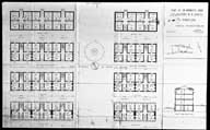 Plan de co-propriété pour les logements de M. Laniel à Beuvilliers.- Plan, G. Augrain architecte, 15 octobre 1955.