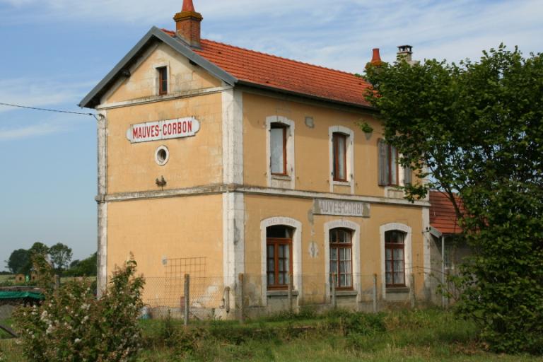 La gare de Mauves-Corbon.