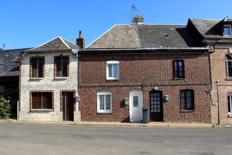 maisons du bourg de Hauville