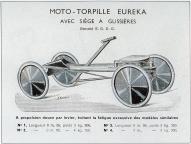 Publicité pour moto-torpille rameur Euréka, 1924 (Collection particulière).