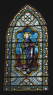 verrière figurée : Saint Louis