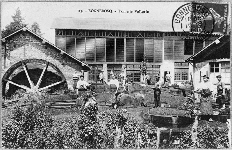 moulin à tan, puis tannerie corroierie Pellerin