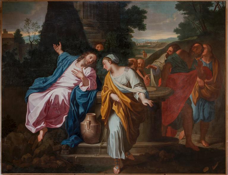 tableau : Samaritaine au puits