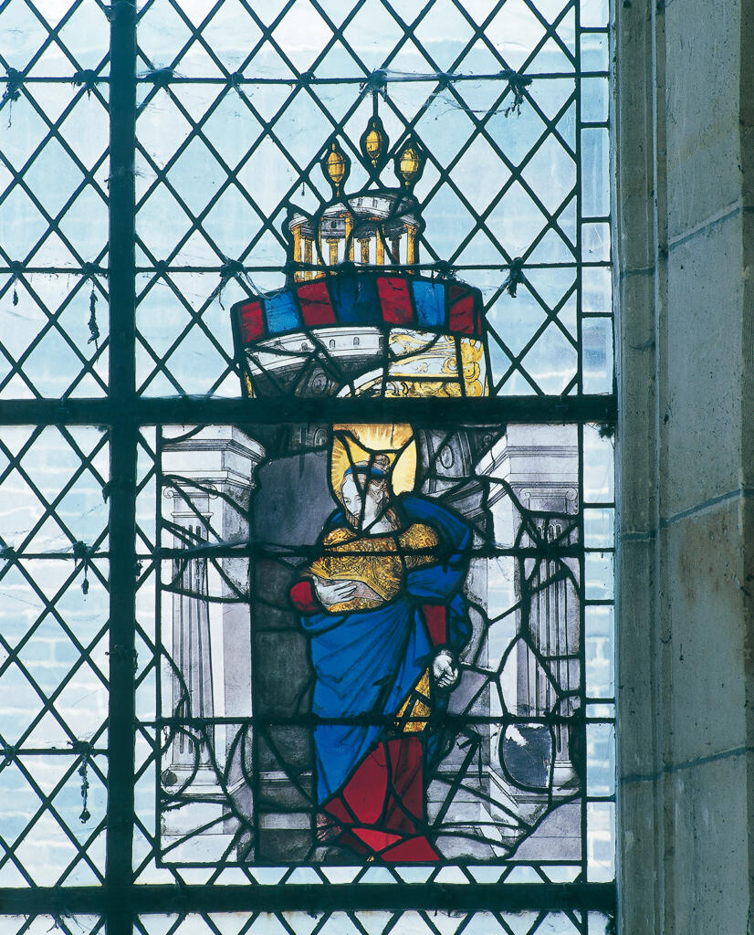 verrière décorative : Sainte Foy (baie 23)