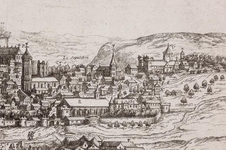 église de l'abbaye de bénédictines de la Trinité dite abbaye aux Dames, actuellement église paroissiale Saint-Gilles