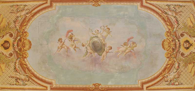 peinture monumentale : plafond du salon de l'Impératrice