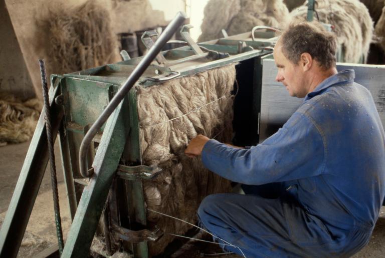 usine de teillage de lin, dite coopérative linière du Roumois puis coopérative Terre de Lin