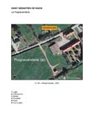 Localisation du logis et des bâtiments agricoles (IGN, orthophotoplan, 2003).