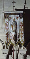 bannière de procession de paroisse