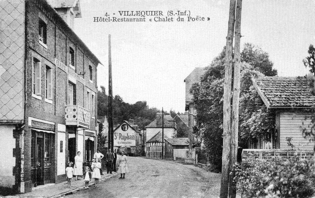 hôtel du Commerce, puis hôtel-restaurant dit Le Chalet du poète, actuellement maison