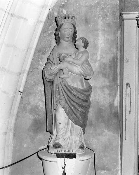 statue (petite nature) : Vierge à l'Enfant