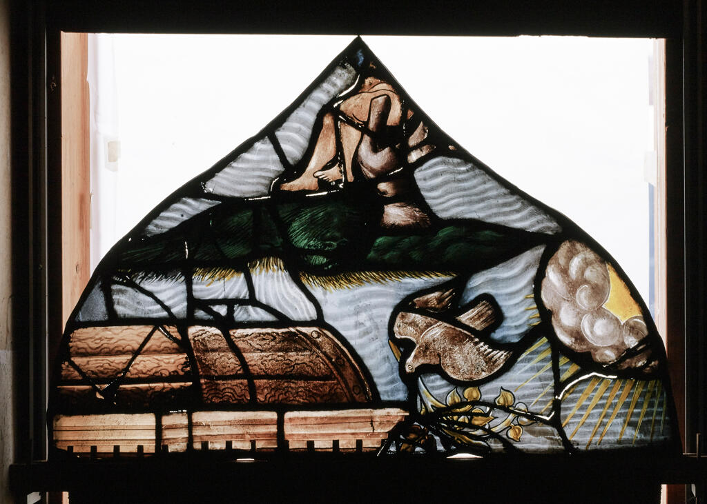 verrière : Histoire de Noé (baie 124)