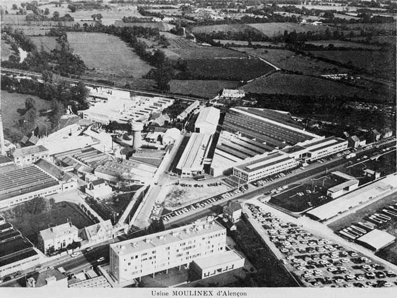 moulin à farine dit moulin d'Ozé, puis filature d'Ozé, puis usine de matériel électroménager Moulinex