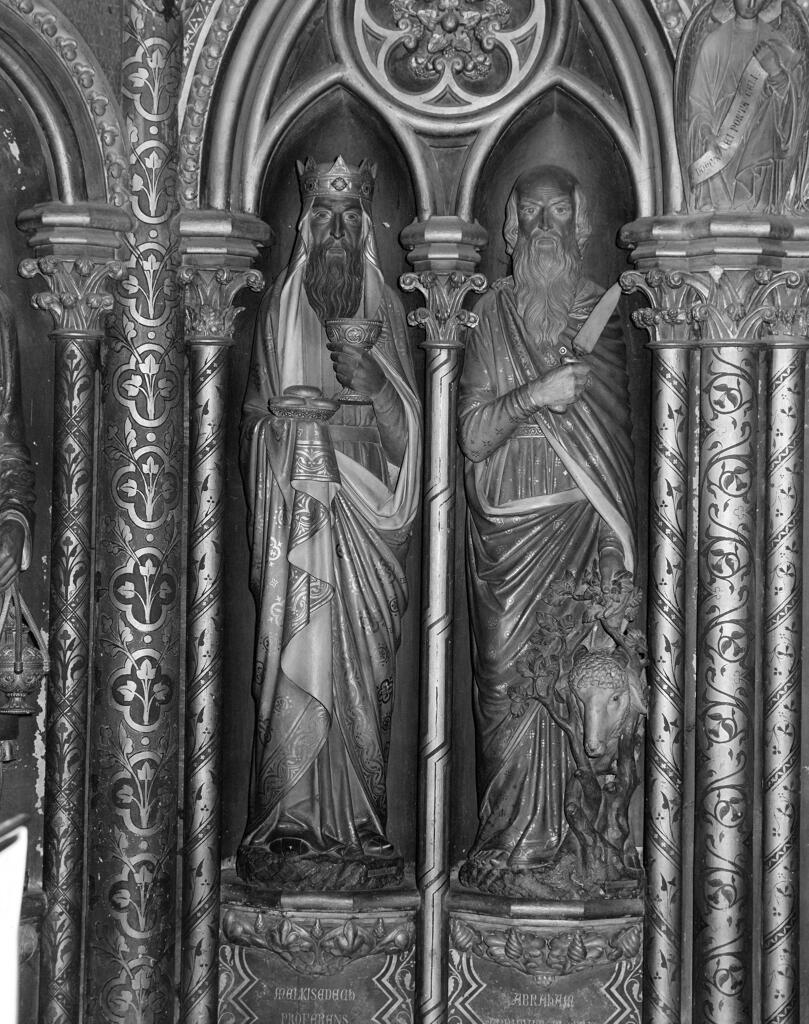 ensemble statuaire du sanctuaire, statues et groupes sculptés : personnages de l'Ancien et du Nouveau Testament