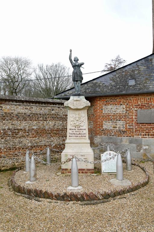 monument aux morts de la guerre de 1914-1918 : Jeanne d'Arc