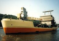 bateau drague : drague aspiratrice en marche ouvrante (service maritime) dite OPALE, puis RIO