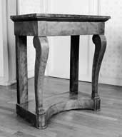 table d'applique style Restauration