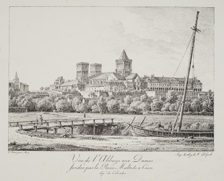 abbaye de bénédictines de la Trinité dite abbaye aux Dames, actuellement hôtel de région