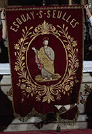 bannière de procession de paroisse