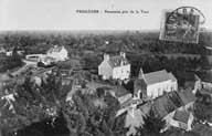 Feugères, panorama pris de la Tour.- Carte postale, s.d., début 20e siècle.