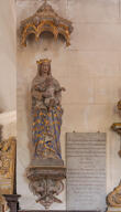 statue, ex-voto : Vierge Mère