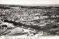1 - CHERBOURG - Vue générale prise du Fort du Roule.- Carte postale, ND phot. (AD Manche. Série FI).