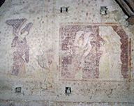 peinture monumentale de l'ancien logis abbatial