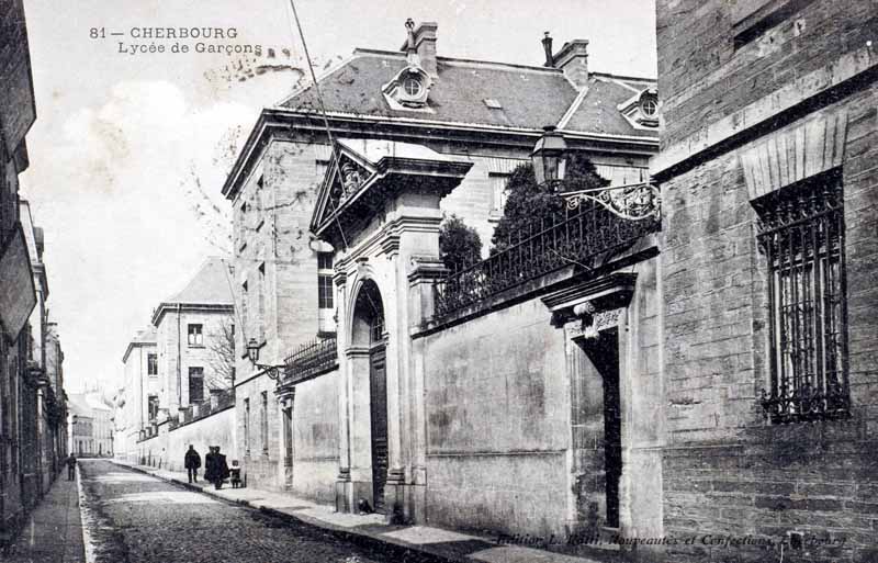 collège de Cherbourg puis Lycée Victor Grignard