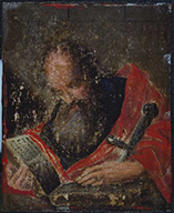 2 tableaux (en pendant) : saint Paul, saint Pierre