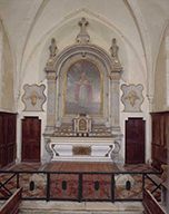 ensemble du maître-autel : tabernacle, gradins d'autel, retable