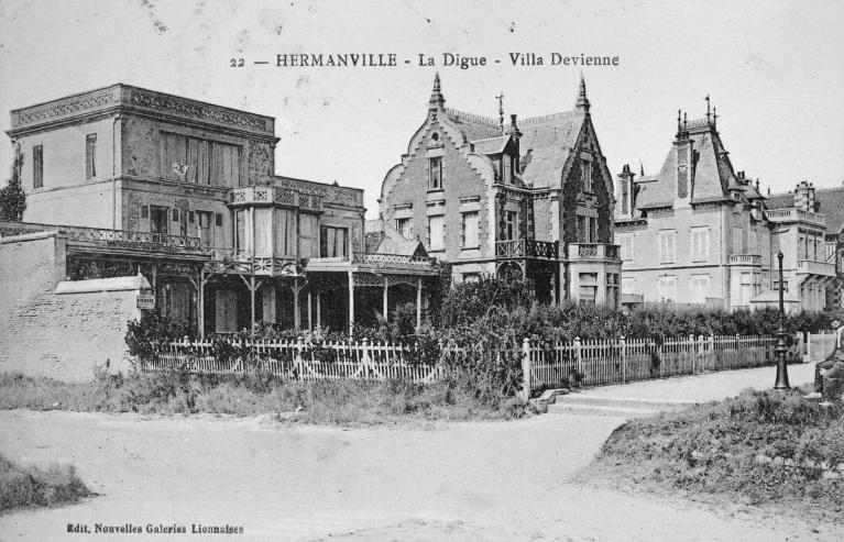 les maisons d'Hermanville-sur-Mer