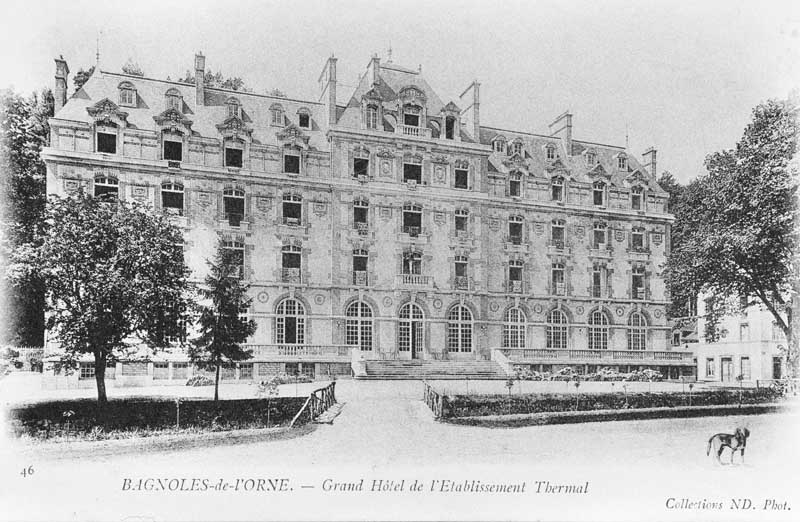 hôtel de voyageurs dit Grand hôtel des Thermes, puis hôtel des Bains, actuellement Résidence des Thermes