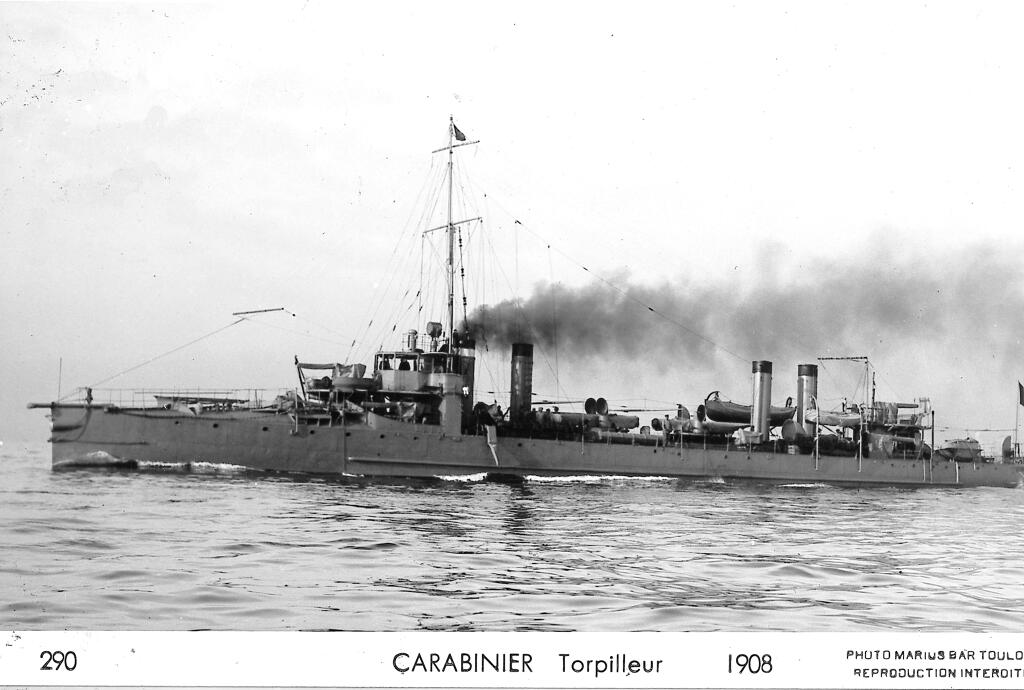 contre-torpilleur dit CARABINIER