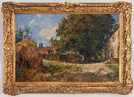 tableau : Cour de ferme à Clécy
