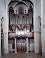 orgue, tribune d'orgue (grand orgue à positif)