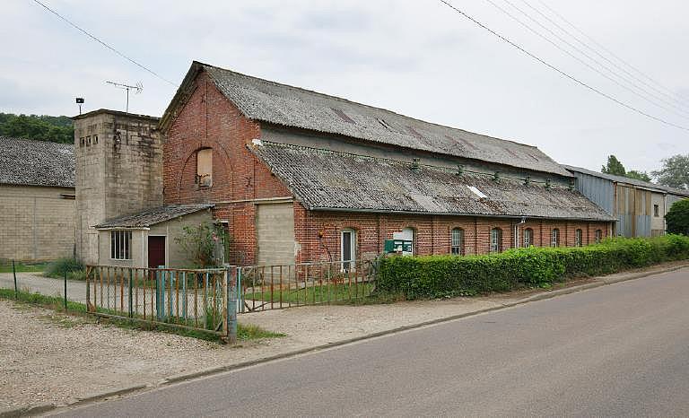 usine de préparation du lin de la coopérative de teillage de Lisors, dite linerie de Lisors