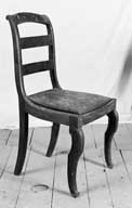 ensemble de 3 chaises style Louis Philippe