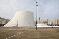 Maison de la culture, le Volcan (Scène nationale) et Bibliothèque Oscar Niemeyer.