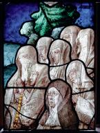 verrière : Intercession de la Vierge (baie 104)