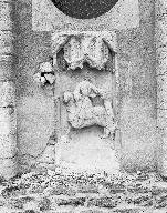 demi-relief : la charité de saint Martin