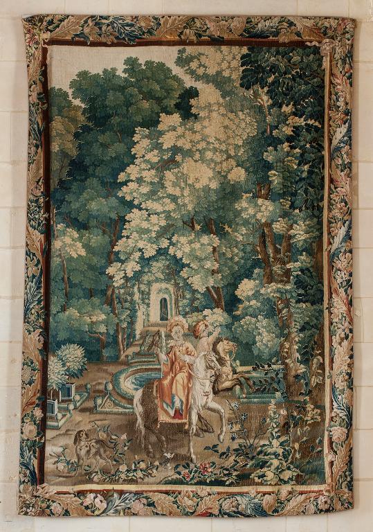 pièce murale : Chasse au faucon