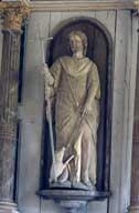 statue (petite nature) : saint Jean-Baptiste ?, saint Roch ?