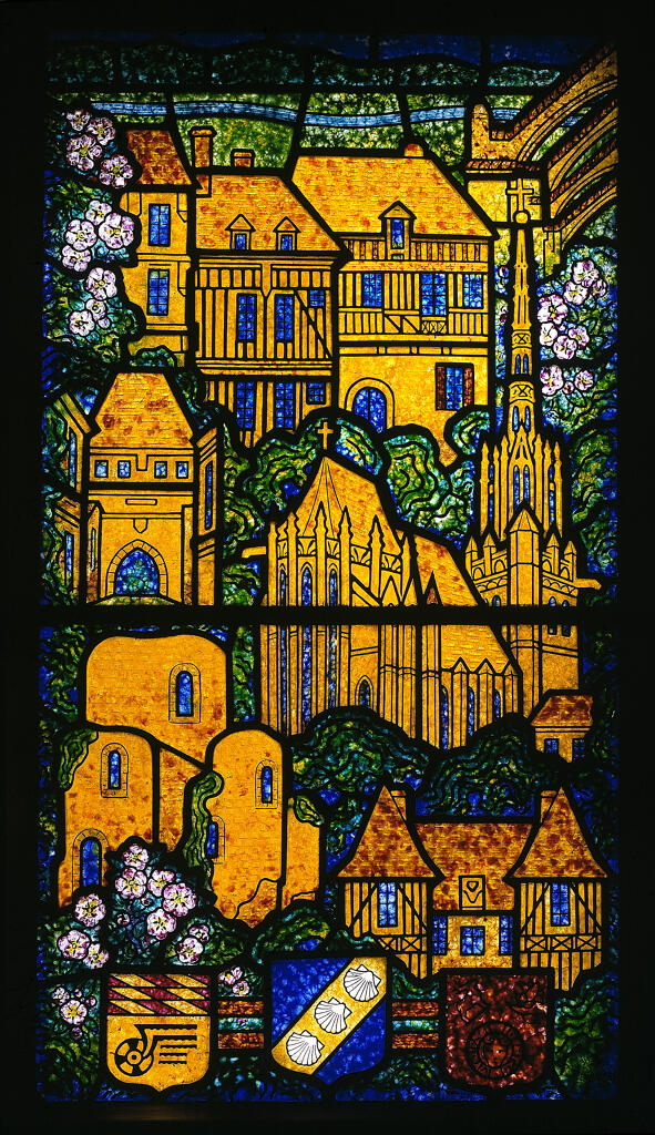 verrière figurée : Ville de Conches