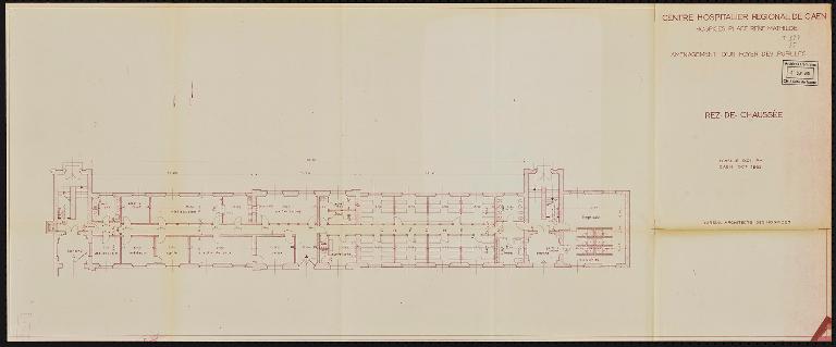 bâtiment conventuel de l'abbaye de la Trinité dite abbaye aux Dames, actuellement hôtel de région