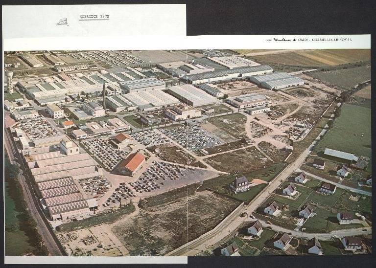 usine de produits explosifs dite pyrotechnie de Cormelles, puis usine d'armes UFRAMEC, puis usine de matériel électroménager Moulinex