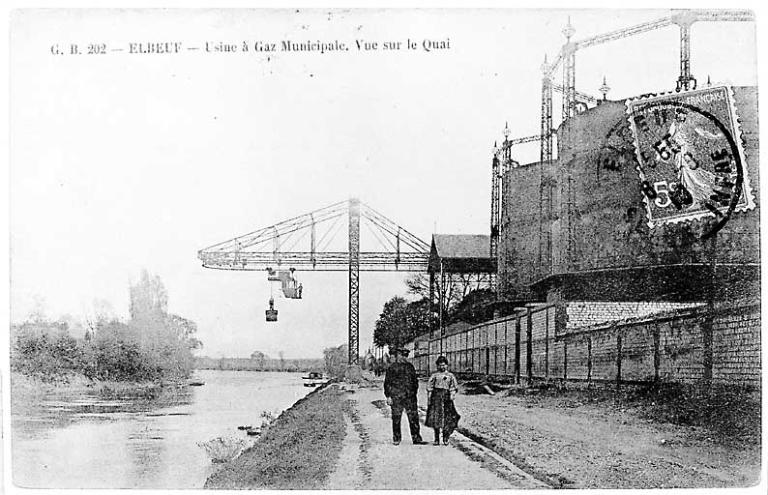 Usine à gaz de la société française de Coke