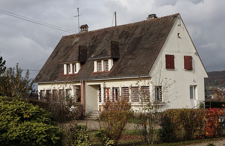quartier du Pré Baron, construction de maisons provisoires et définitives